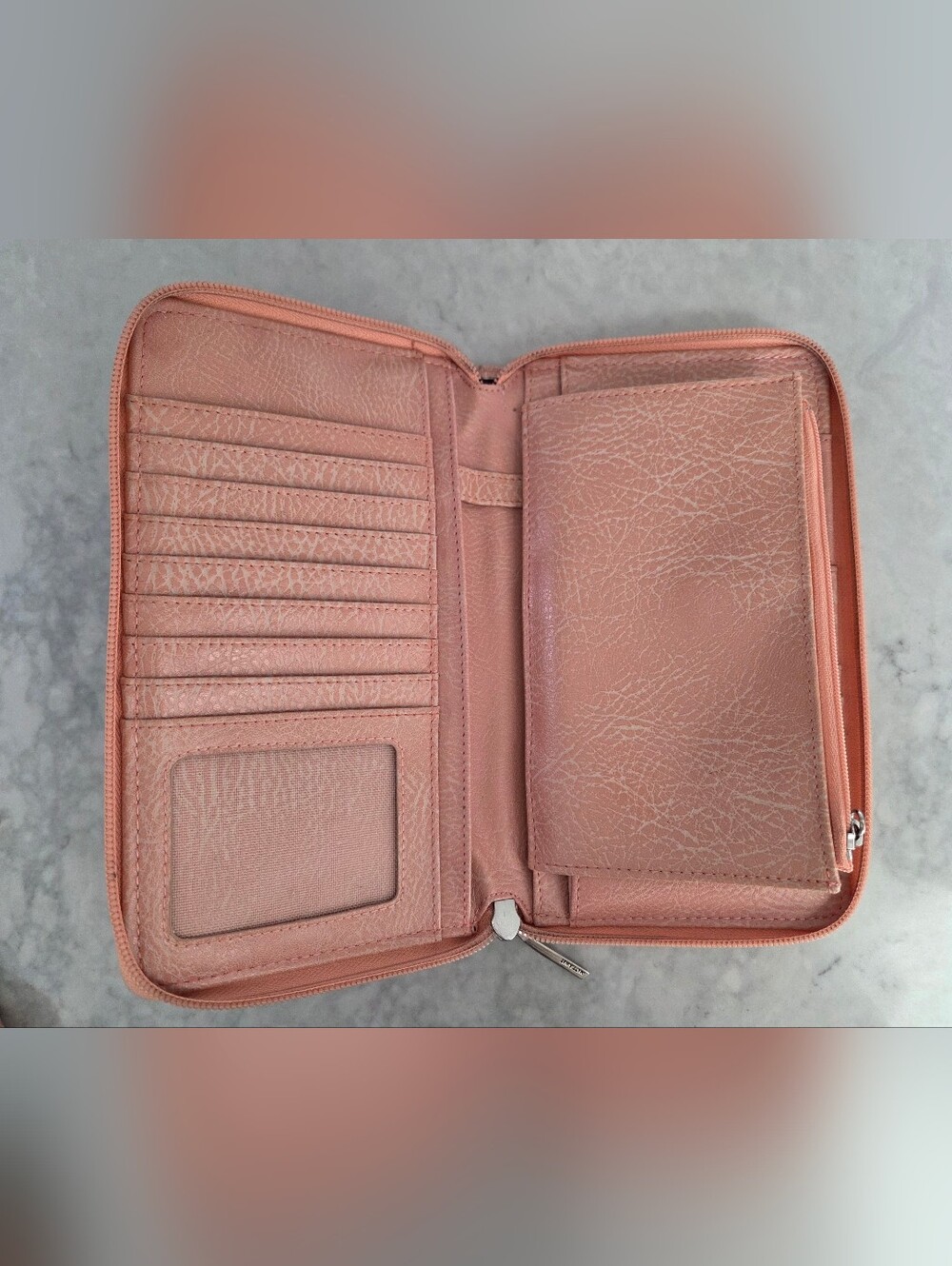 Matt & Nat Leather Crossbody Bag and Wallet Set - Pink - Picture 8 of 14